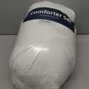 WONGS BEDDING Comforter Full Size, White Ruffle Comforter for Dorm Room Essentials for Full Bed, Soft Seersucker Textured Bedding Set Full Size Comforter Sets for Girls 90"×78"