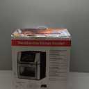 Gourmia Air Fryer - 14 Qt Rotisserie Oven with Window, Stainless Steel