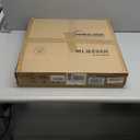 MMEOLUOOK Large End Table Square Side Table Modern Sofa Table 20 Inch Industrial Coffee Table NightStand with 2-Tier Storage Shelf for Living Room Bedroom Rustic Brown MLBZ06R