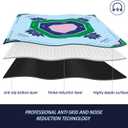 XINTONG American Mahjong Mat, 32×32 Inches,3mm Thickness, 32 inches × 32 inches × 0.12 inches