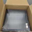 Harloon 12 Pcs 3D Floating Display Case Floating Frame Display Holder Stands Challenge Coin Jewelry Frame Box for AA Medallions Fossil Rock Gemstones Specimen(Black,7 x 7 x 0.8 Inch,Square Base)