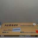 Pamray 32 Inch Computer Desk for Small Spaces with Storage Bag, Home Office Work Desk with Headphone Hook, Small Office Desk Study Writing Table (32 inch, Grey)