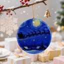 3 x Starry Night Ornament  Christmas Ornament, Christmas Tree Decor, & Perfect Holiday Decor | Art Lover Gift, Gifts for Friends and Family