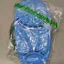 Silicone Shower Foot Scrubber Personal Foot Massage and Cleaning, Non-Slip Foot Scrubber for Men and Women (1PCS Blue) 11.5x5.5"