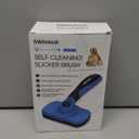 Swihauk Self Cleaning Slicker Brush - Skin Friendly Deshedding Grooming Tool for Dogs & Cats, Suitable for Shedding & Haired Pets, with Pet Supplies Accessories, Blue
