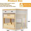 Pull Out Cabinet Organizer, 23''W21''D Sliding Drawers for Cabinets, 2 Tier Soft Close Slide Out Wooden Pull out Drawers, Base Cabinet Organization for Kitchen, Pantry, Bathroom