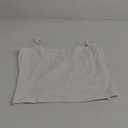 SUUKSESS Women Sexy Square Neck Tank Top Summer Y2K Going Out Basic Cami Shirt (Large, 01 Cream White)