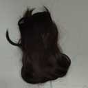 2PCS Curly Ponytail Extension with Elastic Tie 17 Inch Resistant Synthetic Natural Wavy Hairpiece Pony Tail Hair Extensions Wave Fake Ponytail Hairpieces for Women Daily WearBrown