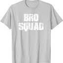 Bro Squad Brothers for Life T-shirt, Large