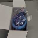 iClever BTH12 Kids Bluetooth Headphones,Colorful LED Lights Kids Headphones Wireless,74/85dBA Safe Volume,85H Playtime,Fast Charging,Bluetooth 5.2,Over Ear,Built-in Mic for iPad/Tablet/Airplane,Blue