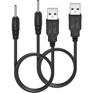 2pcs USB DC Charger Charge Charging Cable for Mini S530 Smallest Invisible Wireless Bluetooth Earbuds Earphones Headphones Headset and Bluetooth Shower Speaker