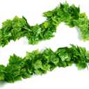 Shindel 12 Pack 90.5 Feet Fake Ivy Leaves Garland, Artificial Greenery Hanging Plant Vine for Bedroom Wall Decor Wedding Decor