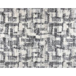 Gertmenian Premium Indoor True Shag Luxury Area Rug, Super Plush & Non-Shedding Shaggy Carpet for Foyer, Living Room, Kitchen, Entryway, Bedroom, 9x13 Extra Large, Abstract Gray Cream Geometric, 19099