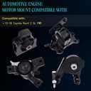 Set of 4 Engine Motor Mount Compatible with 2013-2018 RAV4 L4 2.5L FWD,Replace for A42014 A42023 A42011 A42002
