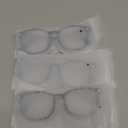 Gaoye Stylish Blue Light Glasses for Woman - Computer Glasses for Blue Light Blocking - Lightweight Frames - 3 pack (B3-matte Black+leopard+grey)