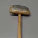 Muse&Iris Dog & Cat brush, Pet Slicker Brush with Bamboo Handle for Large Medium & Short Hair Elegant Grooming Comb for Removing Shedding, Tangles and Dirt