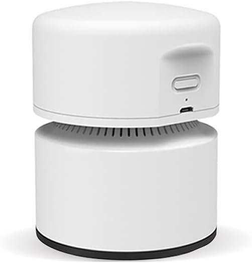 ODISTAR Desktop Vacuum Cleaner,Mini Table dust Sweeper Energy Saving with auto Power-Off Function,High Endurance up to 400 mins,Cordless&360 Rotatable Design for Keyboard/Home/Office (White)