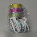 Heliltd 10 Roll Washi Tape Set Lace Pattern Glitter Bling Tape Sticker Self-Adhesive Colorful Sticker for DIY Scrapbooking Decorative Craft Gift Wrapping