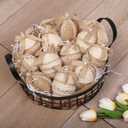 RoseCraft Easter Egg Decorations, 12PCS Boho Artificial Egg Easter Tree Hanging Ornaments, for Spring Summer Home Rustic Holiday Party Basket Filler Decor.