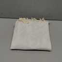 MYSKY HOME Table Cloth 60 in Round Cotton Tablecloth, Heavy Duty Linen Look Waterproof Tablecloths Farmhouse Tablecloth, Soft and Wrinkle Free Table Cover with Beige Tassels for Kitchen Dining, Party