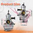TTR125 Carburetor 28mm VM24 Carburetor Replacement for Yamaha DT100 DT125 DT175 RT100 RT180 TTR125 TTR125E TTR125L TTR125LE Big Wheel 200 Carb