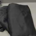 Rinwoc 100% Blackout Grommet Linen Curtains for Living Room, Linen-Look Textured Full Light Blocking Room Darkening Thermal Insulated Drapes for Bedroom 2 Panels (W52xL92, Taupe)