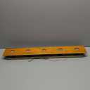 Design House 500207 5-Light Vanity Strip Light Contemporary Dimmable for Bathroom, Bedroom, Makeup Vanity, Honey Oak