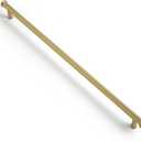 Goo-Ki 6 Pack Antique Brass Drawer Pulls Kitchen Cabinet Hardware - 12.6" Hole Retro Vintage Bronze Cabinet Pull Dresser Handles for Bar Cupboard Bathroom Closet Wardrobe, 6638GT-320