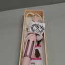 Automatic Curling Iron,1 1/4 inch Hair Curler with 3 Temperatures, 10S Fast Heating, 2-Way Rotation, 30 Min Auto Shut-Off, 500 Million Ionic, Anti-Scald-Tangle for Long Hair (Pink)