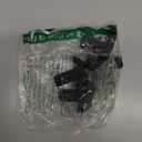 4 Pcs Replacement Ski Glides Black Walker Ski Glide Compatible with Stander EZ Fold-N-Go Walker, Able Life Space Saver Walker and Signature Life Elite Travel Walker