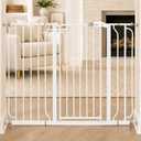 Regalo 36" Extra Tall and Wide Baby Gate, Bottom of Stairs & Doorways
Fits Openings 29"-49" Wide, Pressure Mounted with Door, For Babies, Toddlers & Pets, White