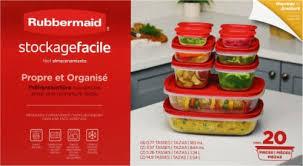 Rubbermaid 
EasyStore
Rectangle Containers With Lids 20 Piece Set