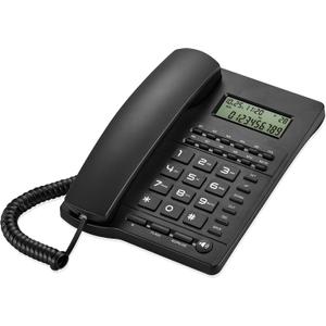 Home & Office Corded Phone with VIP Bypass Do Not Disturb, 3 Alarm Clocks, 16 Ringtones, 5-Level LCD Contrast, Blacklist & One-Touch Memory FSK/DTMF Compatible