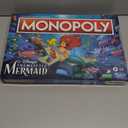 Monopoly Hasbro Gaming Disney's The Little Mermaid Edition Board Game, 2-6 Players for Family and Kids Ages 8+, with 6 Themed Tokens