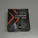 AnXin Dirt Bike Foot Pegs Motorcycle Footpegs Foot Pedals Rests CNC For CRF 110 CRF110F 2013-2024 CRF125F 2014-2024 Dirt Pit Bike Red