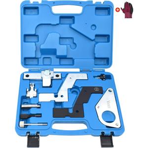 Engine Camshaft Timing Locking Tool Kit, Compatible with Jaguar Land Rover Evoque Ford Edge Escape Volvo Mondeo 2.0T Mustang 2.3T, Replace 303-1595 303-1600 303-1594
