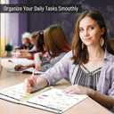 2026 Planner - Weekly and Monthly Planner, January 2026 to December 2026, Spiral Bound 2026 Calendar Planner Book, Inner Pocket, Perfect for Office Home School Supplies - A4 (8.5" x 11"), Black