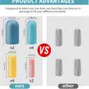 TRANOMOS Silicone Bottle Covers Travel Essentials for Women Men, Beach Vacation Essentials, Travel Size Toiletries Accessories, Cruise Ship Essentials 2026, Must Haves, Leak Proofing