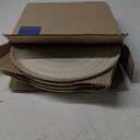 Corona 4 plates Set | Gray Caoba 11.1in | Service for 4|Ceramic| Hand Painted| Set 4 platos Pandos|Cerámica