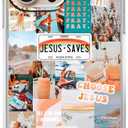 Christian Quotes iPhone 16 Pro Case, Aesthetic Vintage Jesus Bible Verses Pattern for Women & Men, Soft TPU Bumper