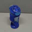 ZULU Torque 16oz Plastic Kids Water Bottle with Silicone Sleeve and Leak-Proof Locking Flip Lid, Soft Touch Carry Loop for School Backpack, Lunchbox, BPA-Free Dishwasher Safe, Mojo Blue