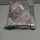 nunubaby Washable Pee Pads for Dogs, Stylish, Non-Slip and Leak-Proof Pee Pads. Reusable Potty Pads for Dogs for Crates and Floors.(Dark Red/Multi, 36" x36" ) (36x36 Inch (Pack of 2))