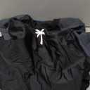 Halcurt Women's Two Piece Rash Guard Swim Shirts Built in Bra Swimsuit with Boyshorts with Pockets (Large, Black Grey)