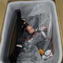 Smoke Lens Tail Lights Assembly Compatible with 2008-2016 Ford F250 F350 Super Duty Rear Brake Lamp w/ white C-Type LED Tube, Black Housing