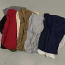 Jesries 10 PCS Women Headbands African Wide Hair Wrap Extra Turban Head Bands for Lady Large Sport Workout Stretch Non-slip Big Hair Bands (Brown)