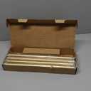 Heavy Duty Curtain Rods for Windows 66 to 120 Inch, 1 Inch Gold Curtain Rod Adjustable, Decorative Long Curtains Rods with Metal Finials, Easy Installation and Modern Design (A2,Gold,30"-120")