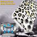 for iPhone 16 Pro Clear MagSafe Case Leopard Cheetah Clear Glitter, Luxury Trendy Magnetic Bumper Case +1 Screen Cover +1 Camera Lens Protector for Women Girl iPhone 16 Pro 6.3"(Gold Leopard)