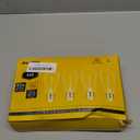 Ascher Vintage LED Edison Bulbs, 6W, Equivalent 60W, Non-Dimmable, High Brightness Warm White 2700K, ST58 Antique LED Filament Bulbs with 80+ CRI, E26 Medium Base, Clear Glass, Pack of 4