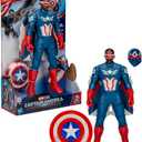 Marvel Avengers Captain America: Brave New World Flight Mode Action Figure with Accessories, 9-Inch-Scale (22 cm) Super Hero Toys for Kids Ages 4+