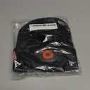 LED Beanie Hat with Rechargeable Headlight & Rear Red Light, 3 Modes, USB Charging, Warm Winter Cap with USA Logo, Black